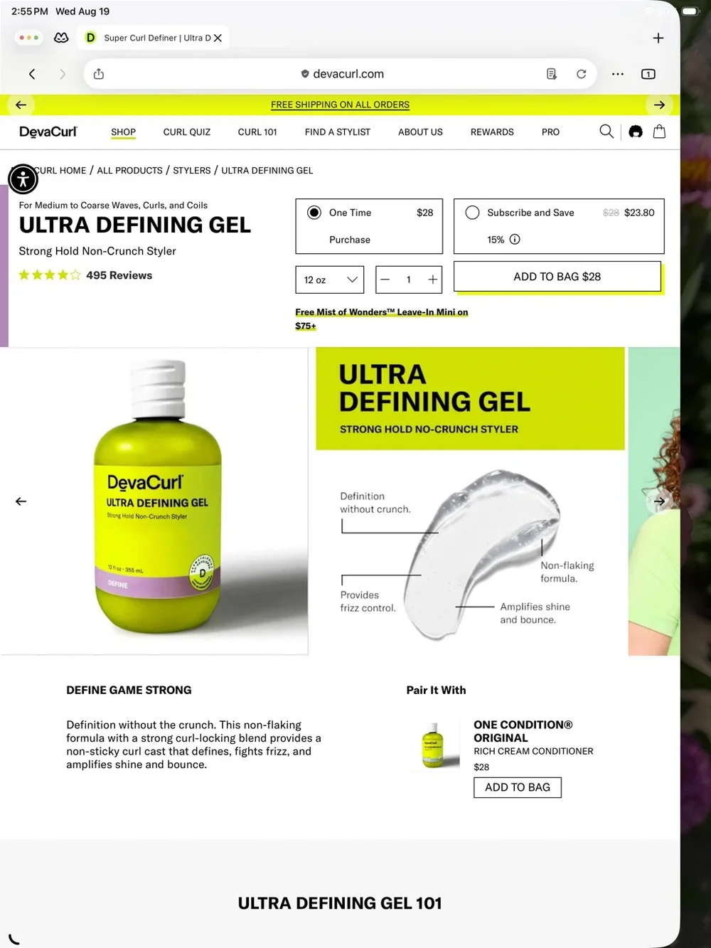 DevaCurl strong hold